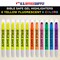 U.S. Office Supply Bible Safe Highlighter Set of 12, 6 Neon Yellow Highlight Colors & 6 Additional Colors, Dry Bible Highlighters No Bleed, Fade or Smear, Safe Gel Markers, Accessories, Study Guide